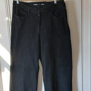 Old Navy Wow wide leg black jeans size 16